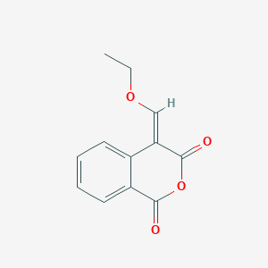 molecular formula C12H10O4 B2925566 4-Ethoxymethylene-isochroman-1,3-dione CAS No. 78364-06-4