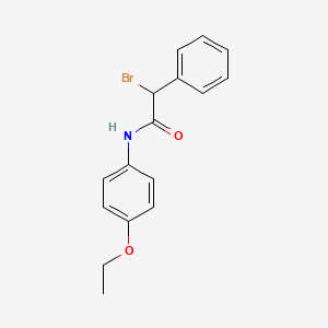 molecular formula C16H16BrNO2 B2925589 2-bromo-N-(4-ethoxyphenyl)-2-phenylacetamide CAS No. 280140-47-8