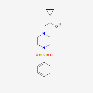1-Cyclopropyl-2-(4-tosylpiperazin-1-yl)ethanol