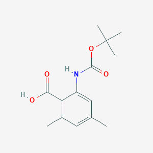 2,4-Dimethyl-6-[(2-methylpropan-2-yl)oxycarbonylamino]benzoic acid