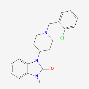 molecular formula C19H20ClN3O B2925691 1-{1-[(2-chlorophenyl)methyl]piperidin-4-yl}-2,3-dihydro-1H-1,3-benzodiazol-2-one CAS No. 1311845-79-0