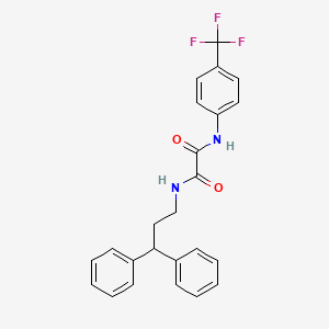 N1-(3,3-diphenylpropyl)-N2-(4-(trifluoromethyl)phenyl)oxalamide