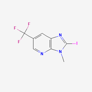 2-iodo-3-methyl-6-(trifluoromethyl)-3H-imidazo[4,5-b]pyridine