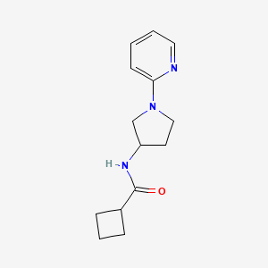 N-(1-(pyridin-2-yl)pyrrolidin-3-yl)cyclobutanecarboxamide