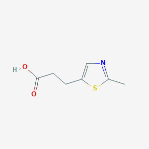 molecular formula C7H9NO2S B2925719 2-甲基-5-噻唑丙酸 CAS No. 60588-57-0