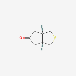 molecular formula C7H10OS B2925742 cis-Tetrahydro-1H-cyclopenta[c]thiophen-5(3H)-one CAS No. 118597-91-4