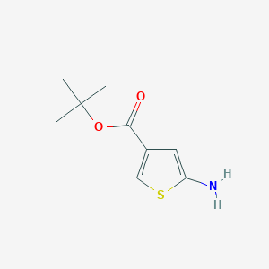 molecular formula C9H13NO2S B2925758 Tert-butyl 5-aminothiophene-3-carboxylate CAS No. 2248411-95-0
