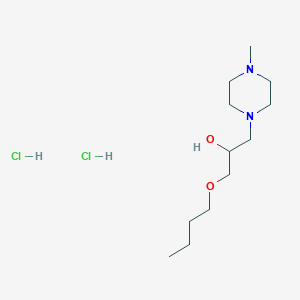 1-Butoxy-3-(4-methylpiperazin-1-yl)propan-2-ol dihydrochloride