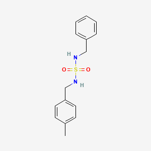 molecular formula C15H18N2O2S B2925791 N-benzyl-N'-(4-methylbenzyl)sulfamide CAS No. 478261-09-5