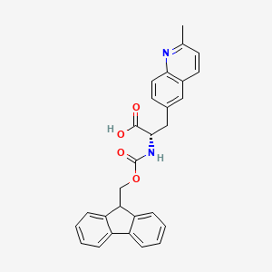 (2S)-2-(9H-Fluoren-9-ylmethoxycarbonylamino)-3-(2-methylquinolin-6-yl)propanoic acid