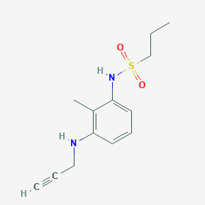 N-[2-Methyl-3-(prop-2-ynylamino)phenyl]propane-1-sulfonamide