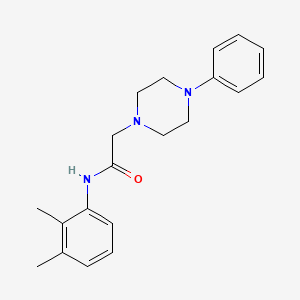 molecular formula C20H25N3O B2925806 N-(2,3-dimethylphenyl)-2-(4-phenylpiperazin-1-yl)acetamide CAS No. 763133-93-3