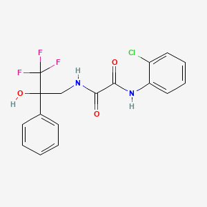 N1-(2-chlorophenyl)-N2-(3,3,3-trifluoro-2-hydroxy-2-phenylpropyl)oxalamide