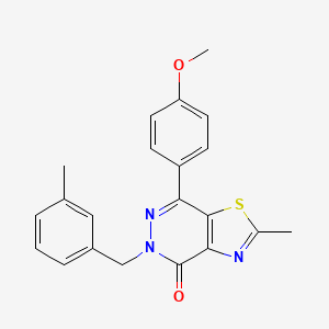 7-(4-methoxyphenyl)-2-methyl-5-(3-methylbenzyl)thiazolo[4,5-d]pyridazin-4(5H)-one