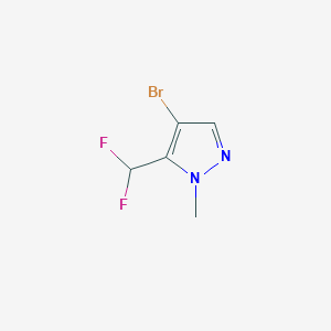 4-bromo-5-(difluoromethyl)-1-methyl-1H-pyrazole