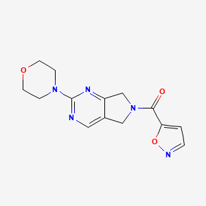 isoxazol-5-yl(2-morpholino-5H-pyrrolo[3,4-d]pyrimidin-6(7H)-yl)methanone