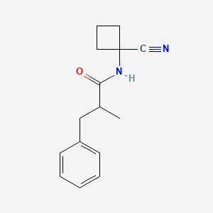 N-(1-cyanocyclobutyl)-2-methyl-3-phenylpropanamide
