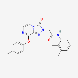 molecular formula C22H21N5O3 B2925921 N-(2,3-二甲苯基)-2-(3-氧代-8-(对甲苯氧基)-[1,2,4]三唑并[4,3-a]嘧啶-2(3H)-基)乙酰胺 CAS No. 1251600-03-9