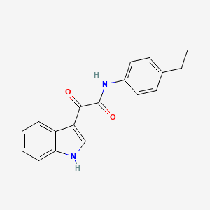 N-(4-ethylphenyl)-2-(2-methyl-1H-indol-3-yl)-2-oxoacetamide