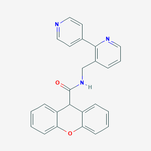 N-([2,4'-bipyridin]-3-ylmethyl)-9H-xanthene-9-carboxamide