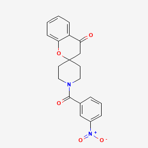 1'-(3-Nitrobenzoyl)spiro[chroman-2,4'-piperidin]-4-one