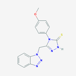 5-(1H-1,2,3-benzotriazol-1-ylmethyl)-4-(4-methoxyphenyl)-2,4-dihydro-3H-1,2,4-triazole-3-thione