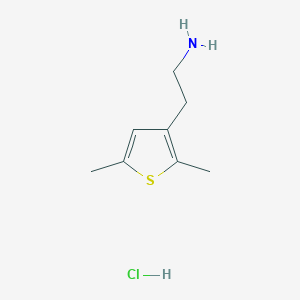 2-(2,5-Dimethylthiophen-3-yl)ethanamine;hydrochloride