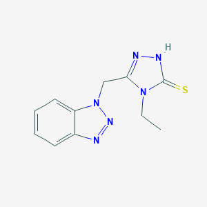 5-(1H-1,2,3-benzotriazol-1-ylmethyl)-4-ethyl-2,4-dihydro-3H-1,2,4-triazole-3-thione