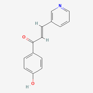 molecular formula C14H11NO2 B2926068 (E)-1-(4-hydroxyphenyl)-3-pyridin-3-ylprop-2-en-1-one CAS No. 315681-44-8