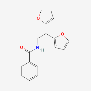 N-(2,2-di(furan-2-yl)ethyl)benzamide