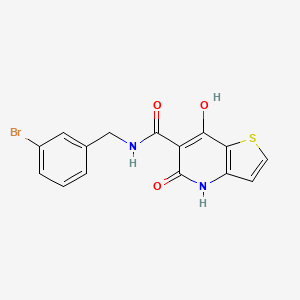 molecular formula C15H11BrN2O3S B2926179 1-[5-(3-fluorophenyl)pyrimidin-2-yl]-N-(3-phenylpropyl)piperidine-3-carboxamide CAS No. 1251549-47-9
