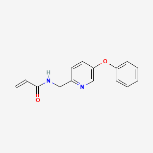 N-[(5-Phenoxypyridin-2-yl)methyl]prop-2-enamide