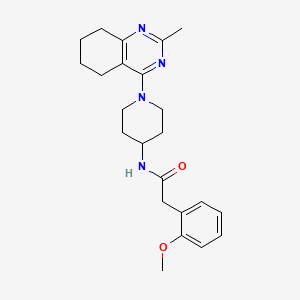 2-(2-methoxyphenyl)-N-(1-(2-methyl-5,6,7,8-tetrahydroquinazolin-4-yl)piperidin-4-yl)acetamide