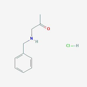 molecular formula C10H14ClNO B2926191 1-(苄氨基)丙-2-酮盐酸盐 CAS No. 39261-88-6