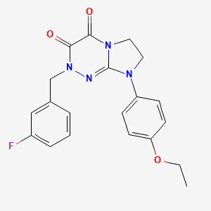 8-(4-ethoxyphenyl)-2-(3-fluorobenzyl)-7,8-dihydroimidazo[2,1-c][1,2,4]triazine-3,4(2H,6H)-dione