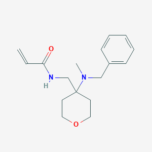 N-[[4-[Benzyl(methyl)amino]oxan-4-yl]methyl]prop-2-enamide