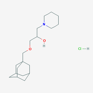 1-[(Adamantan-1-yl)methoxy]-3-(piperidin-1-yl)propan-2-ol hydrochloride