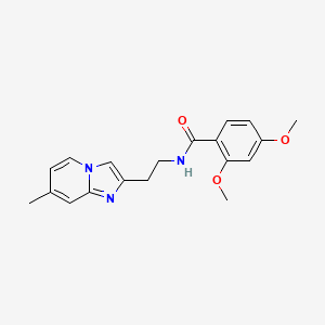 2,4-dimethoxy-N-(2-(7-methylimidazo[1,2-a]pyridin-2-yl)ethyl)benzamide