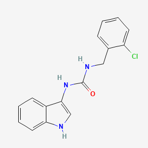 molecular formula C16H14ClN3O B2926374 1-(2-chlorobenzyl)-3-(1H-indol-3-yl)urea CAS No. 941926-88-1