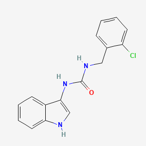 1-(2-chlorobenzyl)-3-(1H-indol-3-yl)urea