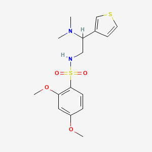 N-(2-(dimethylamino)-2-(thiophen-3-yl)ethyl)-2,4-dimethoxybenzenesulfonamide