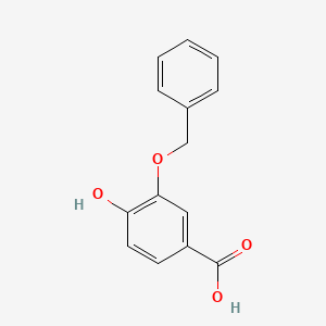 molecular formula C14H12O4 B2926391 3-(Benzyloxy)-4-hydroxybenzoic acid CAS No. 159832-34-5