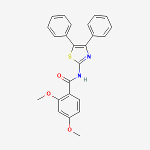 molecular formula C24H20N2O3S B2926408 N-(4,5-diphenyl-1,3-thiazol-2-yl)-2,4-dimethoxybenzamide CAS No. 318513-54-1