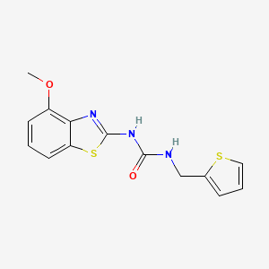 1-(4-Methoxybenzo[d]thiazol-2-yl)-3-(thiophen-2-ylmethyl)urea