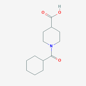 molecular formula C13H21NO3 B2926434 1-(环己基羰基)哌啶-4-羧酸 CAS No. 436093-17-3