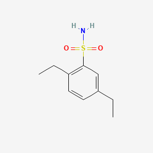 molecular formula C10H15NO2S B2926436 2,5-Diethylbenzenesulfonamide CAS No. 91252-29-8