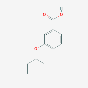 molecular formula C11H14O3 B2926465 3-(Butan-2-yloxy)benzoic acid CAS No. 637728-10-0