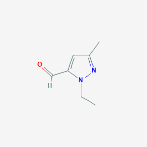 molecular formula C7H10N2O B2926467 1-Ethyl-3-methyl-1H-pyrazole-5-carbaldehyde CAS No. 1138159-72-4