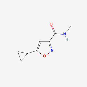 5-cyclopropyl-N-methyl-1,2-oxazole-3-carboxamide