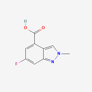 6-Fluoro-2-methyl-2H-indazole-4-carboxylic acid